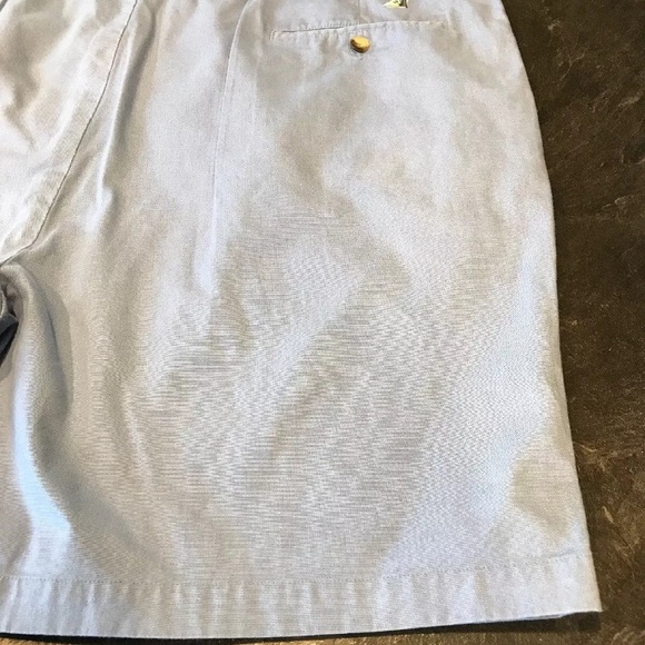 Men's Haband Fit-Forever blue flat front khaki chino shorts size 46 - Picture 10 of 11